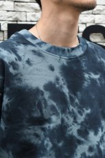 画像12: jawandi (ジャワンディ) TIE DYE CREW SWEAT [GRAY/BLACK] (12)