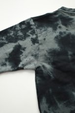 画像24: jawandi (ジャワンディ) TIE DYE CREW SWEAT [GRAY/BLACK] (24)