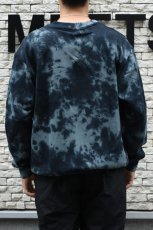 画像5: jawandi (ジャワンディ) TIE DYE CREW SWEAT [GRAY/BLACK] (5)