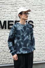 画像10: jawandi (ジャワンディ) TIE DYE CREW SWEAT [GRAY/BLACK] (10)