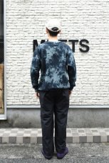 画像8: jawandi (ジャワンディ) TIE DYE CREW SWEAT [GRAY/BLACK] (8)