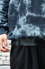画像15: jawandi (ジャワンディ) TIE DYE CREW SWEAT [GRAY/BLACK] (15)