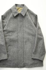 画像1: Caledoor (カレドアー) Beaver Herringbone Reversible Coat [M.GREY] (1)
