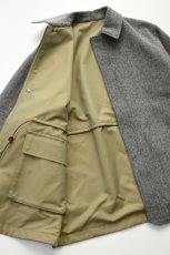 画像24: Caledoor (カレドアー) Beaver Herringbone Reversible Coat [M.GREY] (24)