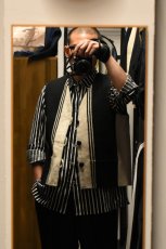 画像13: Hilos De Tradición (イロデトラディション) Oaxaca Rug Vest [SOL/BLACK/NATURAL] (13)