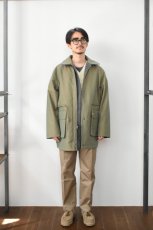 画像14: Caledoor (カレドアー) Beaver Herringbone Reversible Coat [M.GREY] (14)
