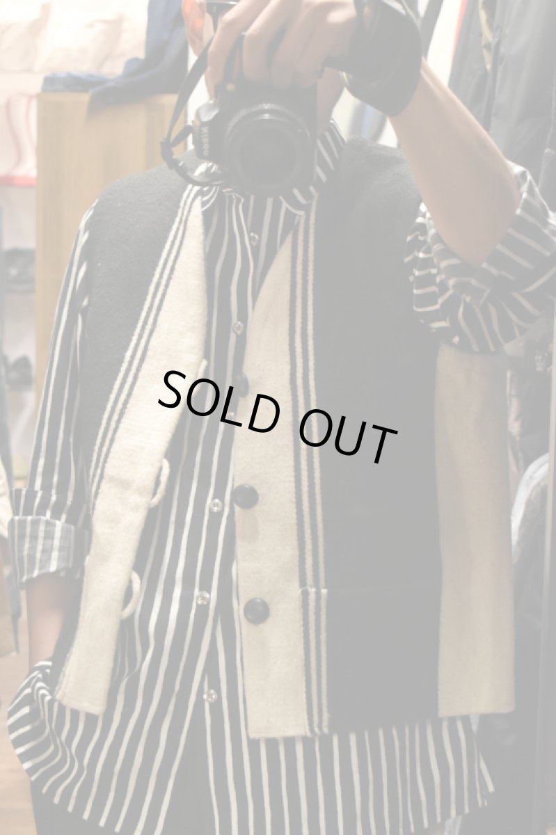 画像14: Hilos De Tradición (イロデトラディション) Oaxaca Rug Vest [SOL/BLACK/NATURAL] (14)