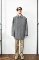 画像6: Caledoor (カレドアー) Beaver Herringbone Reversible Coat [M.GREY] (6)