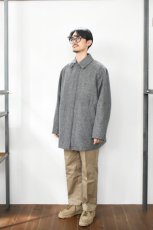 画像7: Caledoor (カレドアー) Beaver Herringbone Reversible Coat [M.GREY] (7)