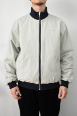 画像10: GRAND COLLECTION (グランドコレクション) REVERSIBLE WOOL/COTTON JACKET [NAVY PINSTRIPE/GREY] (10)