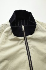 画像23: GRAND COLLECTION (グランドコレクション) REVERSIBLE WOOL/COTTON JACKET [NAVY PINSTRIPE/GREY] (23)