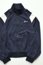 画像1: GRAND COLLECTION (グランドコレクション) TRICOT TRACK JACKET [NAVY/OFF WHITE] (1)