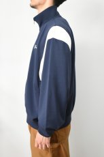 画像4: GRAND COLLECTION (グランドコレクション) TRICOT TRACK JACKET [NAVY/OFF WHITE] (4)