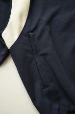 画像14: GRAND COLLECTION (グランドコレクション) TRICOT TRACK JACKET [NAVY/OFF WHITE] (14)