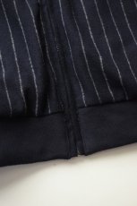 画像18: GRAND COLLECTION (グランドコレクション) REVERSIBLE WOOL/COTTON JACKET [NAVY PINSTRIPE/GREY] (18)