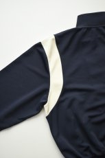 画像20: GRAND COLLECTION (グランドコレクション) TRICOT TRACK JACKET [NAVY/OFF WHITE] (20)