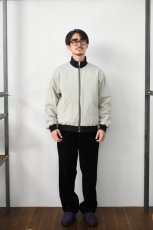 画像11: GRAND COLLECTION (グランドコレクション) REVERSIBLE WOOL/COTTON JACKET [NAVY PINSTRIPE/GREY] (11)