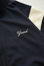 画像11: GRAND COLLECTION (グランドコレクション) TRICOT TRACK JACKET [NAVY/OFF WHITE] (11)