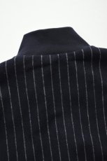 画像20: GRAND COLLECTION (グランドコレクション) REVERSIBLE WOOL/COTTON JACKET [NAVY PINSTRIPE/GREY] (20)