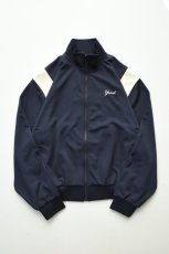 画像2: GRAND COLLECTION (グランドコレクション) TRICOT TRACK JACKET [NAVY/OFF WHITE] (2)