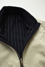 画像24: GRAND COLLECTION (グランドコレクション) REVERSIBLE WOOL/COTTON JACKET [NAVY PINSTRIPE/GREY] (24)