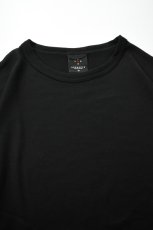 画像9: AXESQUIN -modified- (アクシーズクインモディファイド) MERINO WOOL BASIC L/S TEE [BLACK] (9)