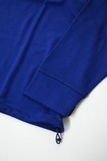 画像12: AXESQUIN -modified- (アクシーズクインモディファイド) MERINO WOOL BASIC L/S TEE [BLUE] (12)
