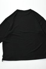 画像15: AXESQUIN -modified- (アクシーズクインモディファイド) MERINO WOOL BASIC L/S TEE [BLACK] (15)
