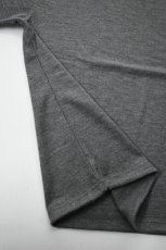 画像11: AXESQUIN -modified- (アクシーズクインモディファイド) MERINO WOOL BASIC L/S TEE [CHARCOAL] (11)