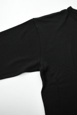 画像10: AXESQUIN -modified- (アクシーズクインモディファイド) MERINO WOOL BASIC L/S TEE [BLACK] (10)