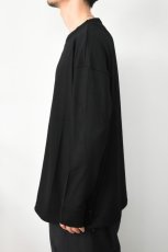 画像4: AXESQUIN -modified- (アクシーズクインモディファイド) MERINO WOOL BASIC L/S TEE [BLACK] (4)