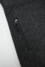 画像15: AXESQUIN -modified- (アクシーズクインモディファイド) WOOL BOA VEST [CHARCOAL] (15)