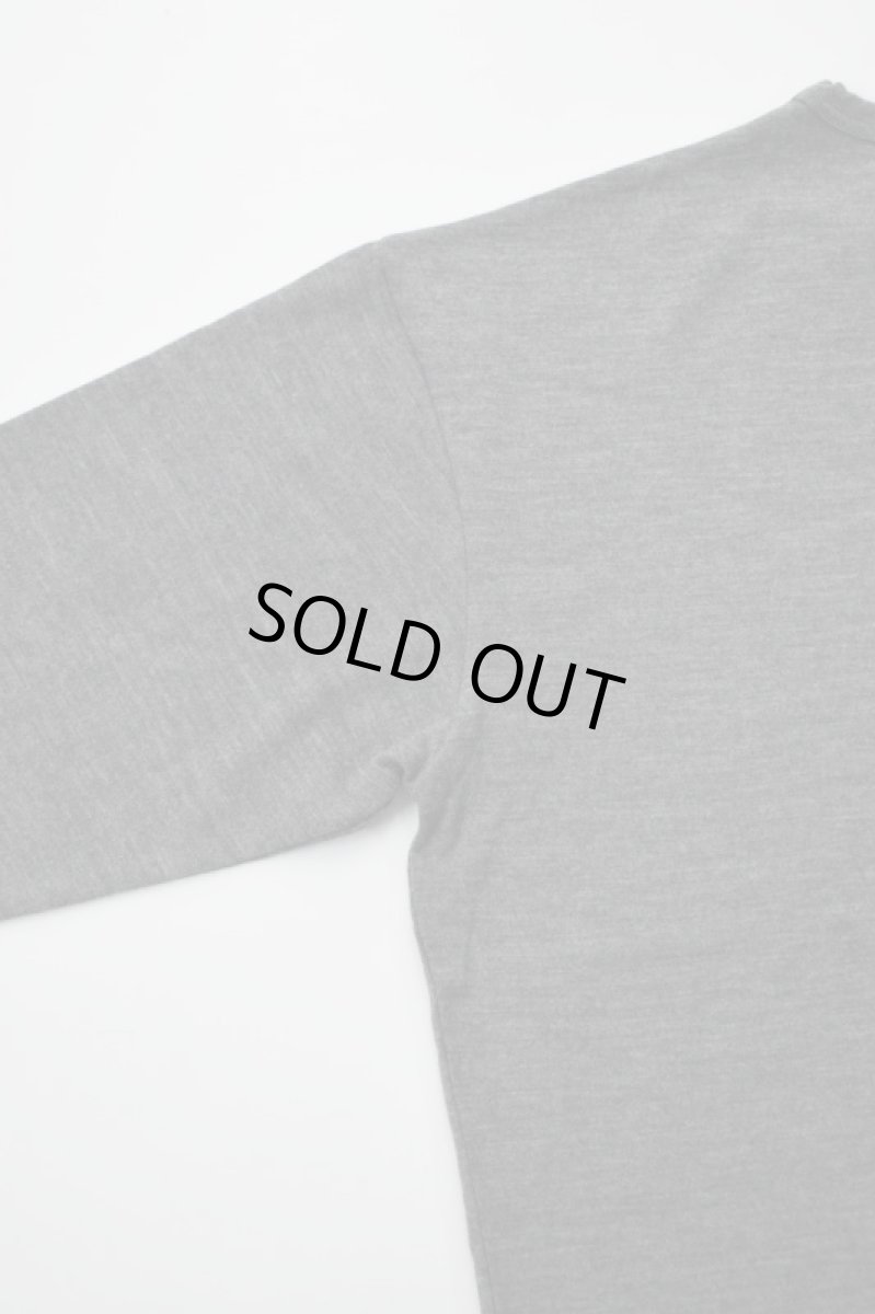 画像17: AXESQUIN -modified- (アクシーズクインモディファイド) MERINO WOOL BASIC L/S TEE [CHARCOAL] (17)