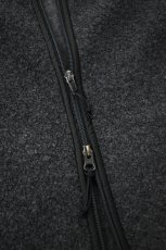 画像17: AXESQUIN -modified- (アクシーズクインモディファイド) WOOL BOA VEST [CHARCOAL] (17)