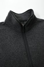 画像12: AXESQUIN -modified- (アクシーズクインモディファイド) WOOL BOA VEST [CHARCOAL] (12)