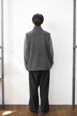 画像10: AXESQUIN -modified- (アクシーズクインモディファイド) RETRO FLEECE WIDE PANTS 2.0 [BLACK] (10)