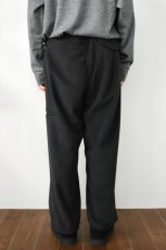 画像5: AXESQUIN -modified- (アクシーズクインモディファイド) RETRO FLEECE WIDE PANTS 2.0 [BLACK] (5)