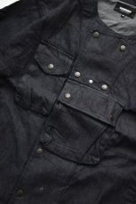画像13: MODMNT (モドメント) COLLARLESS JKT [NAVY] (13)