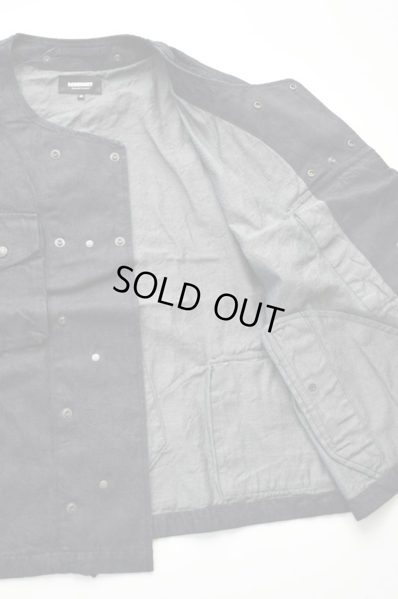 画像18: MODMNT (モドメント) COLLARLESS JKT [NAVY] (18)