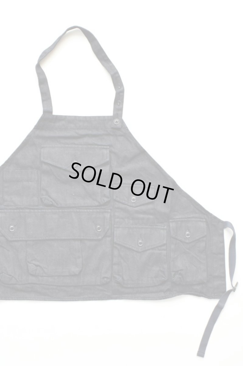画像1: MODMNT (モドメント) ANGLER CHEST APRON [NAVY] (1)