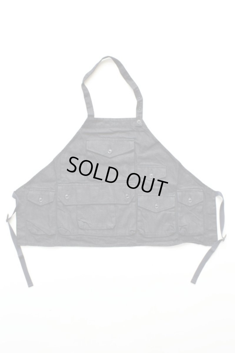 画像2: MODMNT (モドメント) ANGLER CHEST APRON [NAVY] (2)