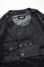画像12: MODMNT (モドメント) COLLARLESS JKT [NAVY] (12)