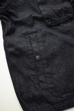 画像15: MODMNT (モドメント) COLLARLESS JKT [NAVY] (15)