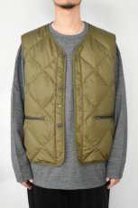 画像3: MODMNT (モドメント) LINER DOWN VEST [OLIVE] (3)