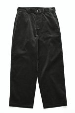 画像2: MODMNT (モドメント) WIDE CORDUROY PANTS [BLACK] (2)