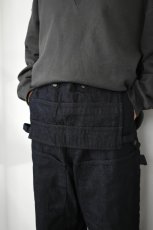 画像6: MODMNT (モドメント) APRON PAINTER PANTS [NAVY] (6)