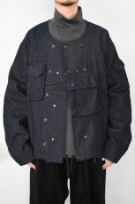 画像10: MODMNT (モドメント) COLLARLESS JKT [NAVY] (10)