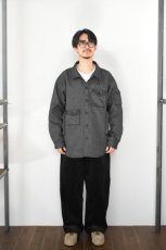 画像6: MODMNT (モドメント) WIDE CORDUROY PANTS [BLACK] (6)