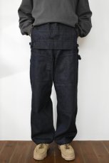 画像3: MODMNT (モドメント) APRON PAINTER PANTS [NAVY] (3)