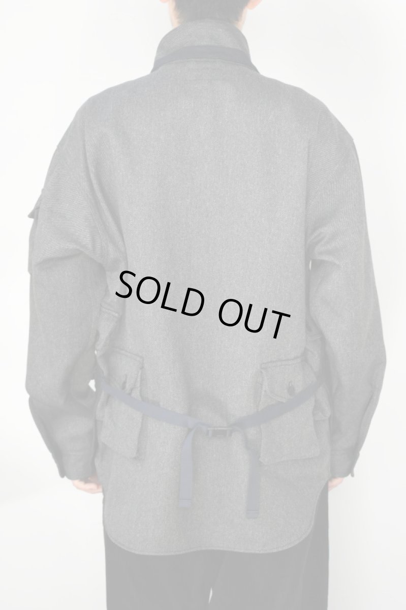 画像5: MODMNT (モドメント) ANGLER CHEST APRON [NAVY] (5)